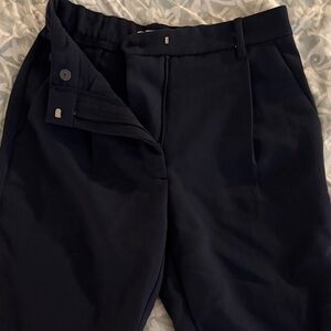 Abercrombie & Fitch Straight Leg Office Trouser in Navy READ DESCRIPTION